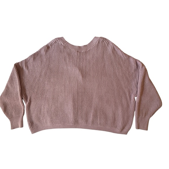 Cropped cardigan sweater lavender plus size 3X - Picture 2 of 11